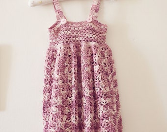 Crochet PATTERN - Sarafan Dress (sizes up to 5 years) (English only)