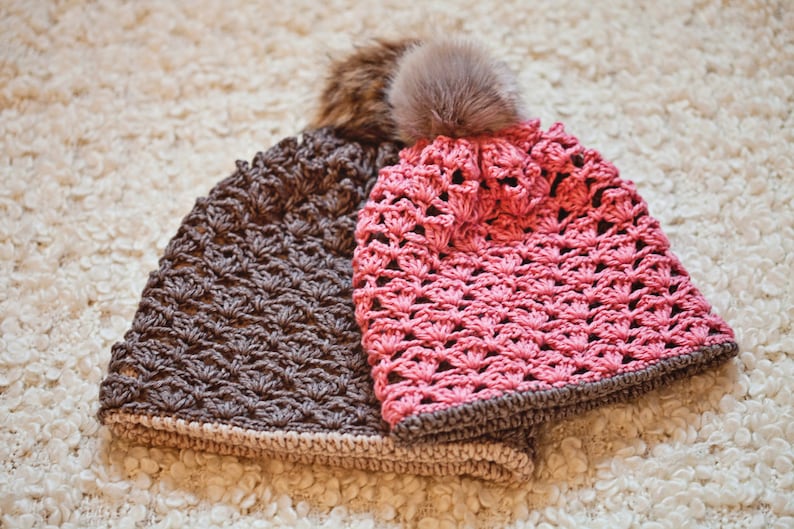 Crochet hat PATTERN Double Layer Hat Cowl sizes baby Etsy