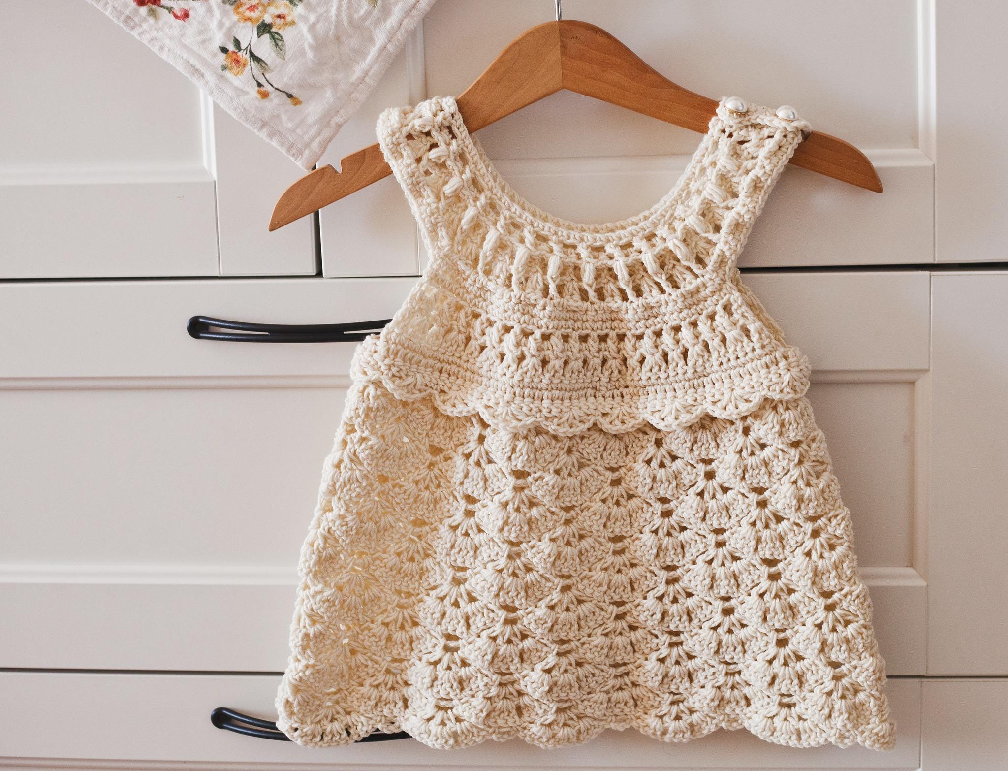 Gehaakt Babyjurkje Babyjurkje Haken Gratis Patroon Naaipatroon