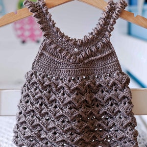 Crochet dress PATTERN - Olivia Dress (sizes up to 10 years) (English only)