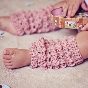 Crochet PATTERN Cashwool Leg Warmers sizes baby to adult English only image 3