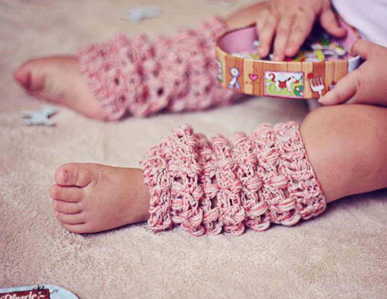 Crochet PATTERN Cashwool Leg Warmers sizes baby to adult English only image 3