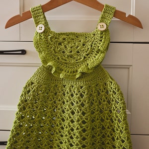 Crochet Dress PATTERN Granny Triangle Pinafore Dress sizes up to 6 ...