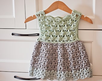 Crochet dress PATTERN - Loelie Dress (sizes up to 8 years) (English only)