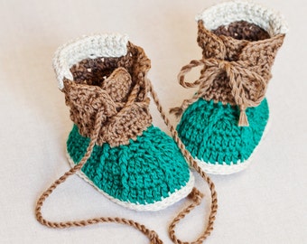 Crochet PATTERN - Crew Boots (English only)