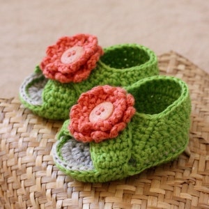 Crochet PATTERN Cross Strap Baby Sandals English only image 2