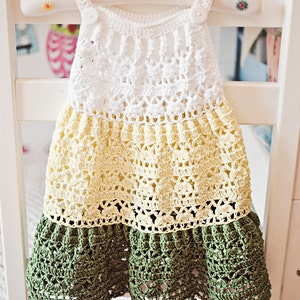 Crochet dress PATTERN Crochet Tiered Dress baby, toddler, child sizes English only image 4