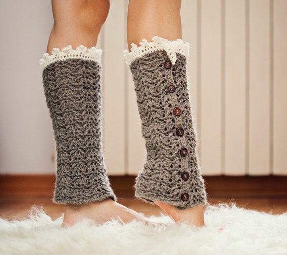 Crochet PATTERN Luxury Leg Warmers english Only 