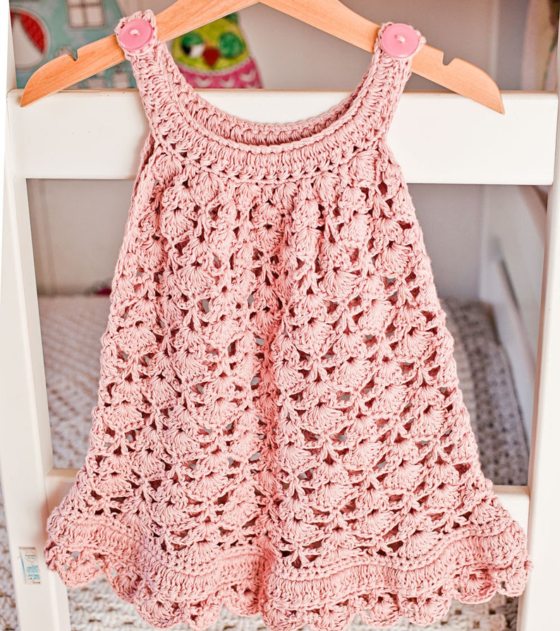 Crochet dress PATTERN - Chantilly Lace Sundress (sizes up to 10 years) (English only) image 4