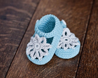 Crochet PATTERN - Mint Mary Janes (English only)