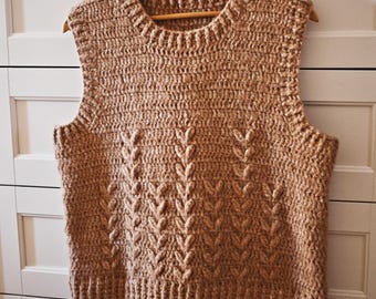 Crochet PATTERN - Air Vest  (S, M, L, XL, XXL ) (English only)