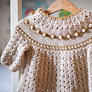 Crochet PATTERN Jacquard Sweater child sizes 1-2y up to 9-10years English only image 3