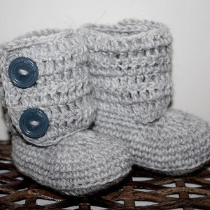 Crochet PATTERN Baby Ankle Boots English only image 3