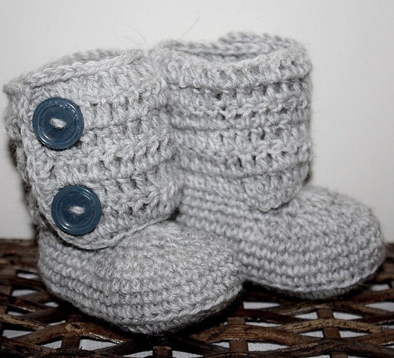 Crochet PATTERN Baby Ankle Boots English only image 3