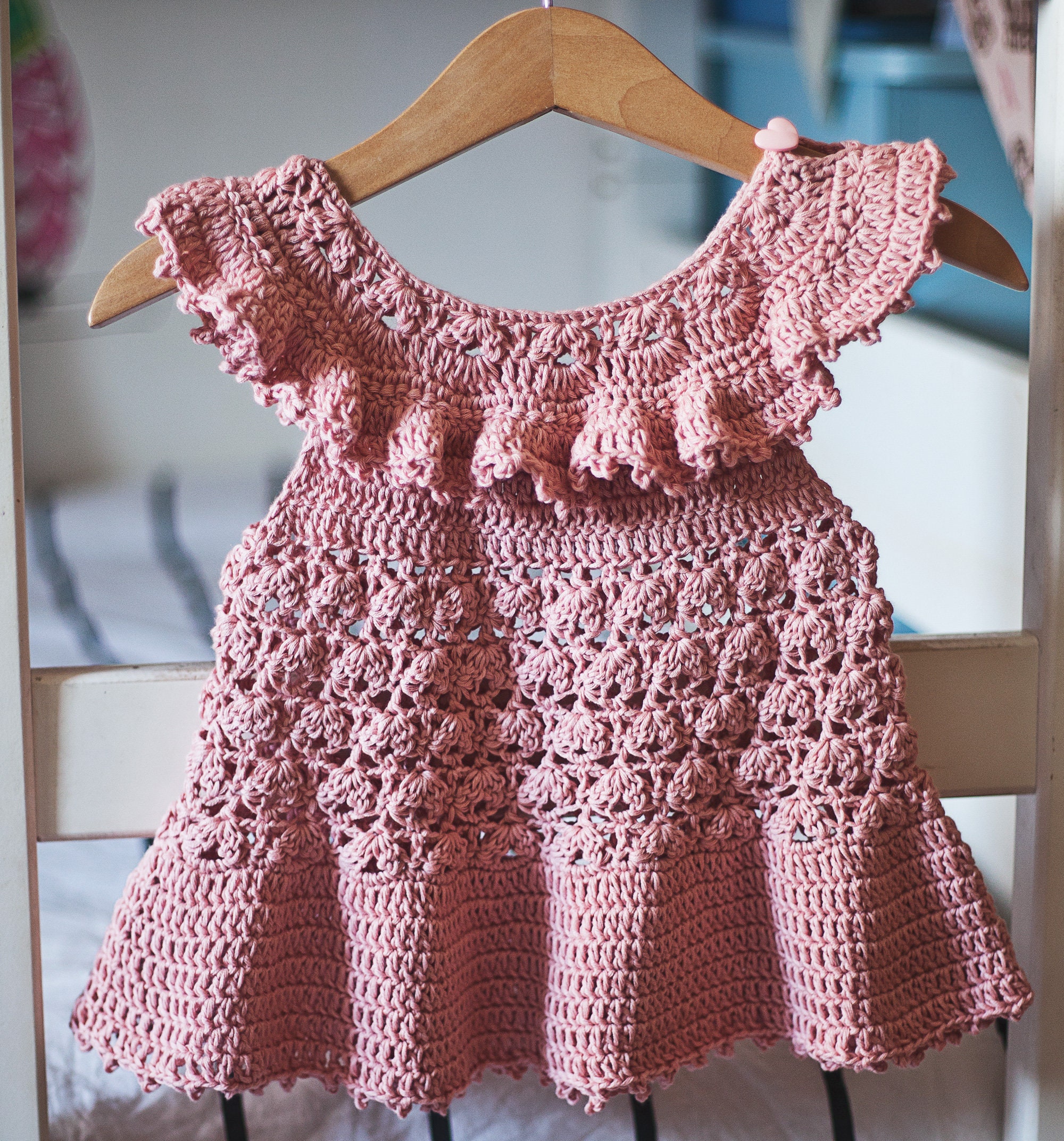 Crochet dress PATTERN Sweet Pea Dress sizes from 6-12m up | Etsy