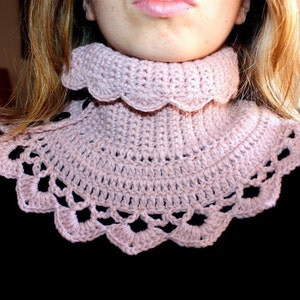 Crochet PATTERN Victorian Neck Warmer English only image 4