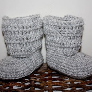 Crochet PATTERN Baby Ankle Boots English only image 4
