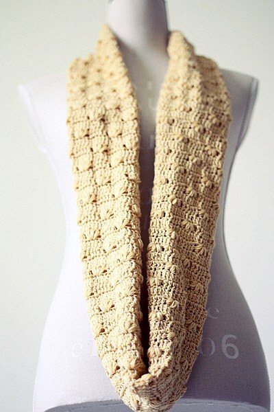 Crochet PATTERN - Petal Infinity Scarf - Cowl - Etsy