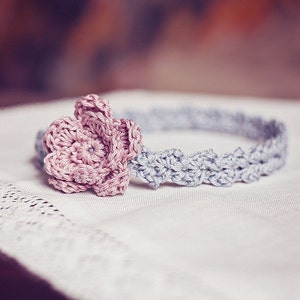 Crochet PATTERN Old Rose Headband sizes baby to adult English only image 4