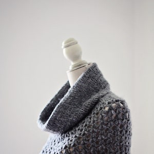 Crochet PATTERN - Ladies Cowl - Poncho