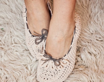 Crochet PATTERN - Ladies Loafers (English only)