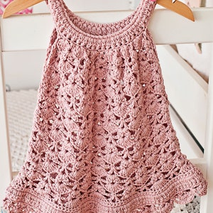 Crochet dress PATTERN - Chantilly Lace Sundress (sizes up to 10 years) (English only) image 5
