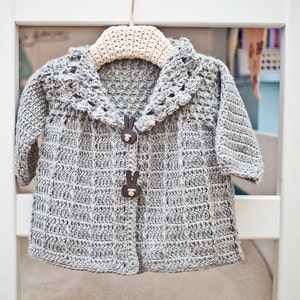 Crochet PATTERN  - Baby (Toddler) Jacket (English only)