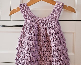 white christmas dresses Free Aunt Lydia's Dress with Flare Crochet Pattern main image 1
