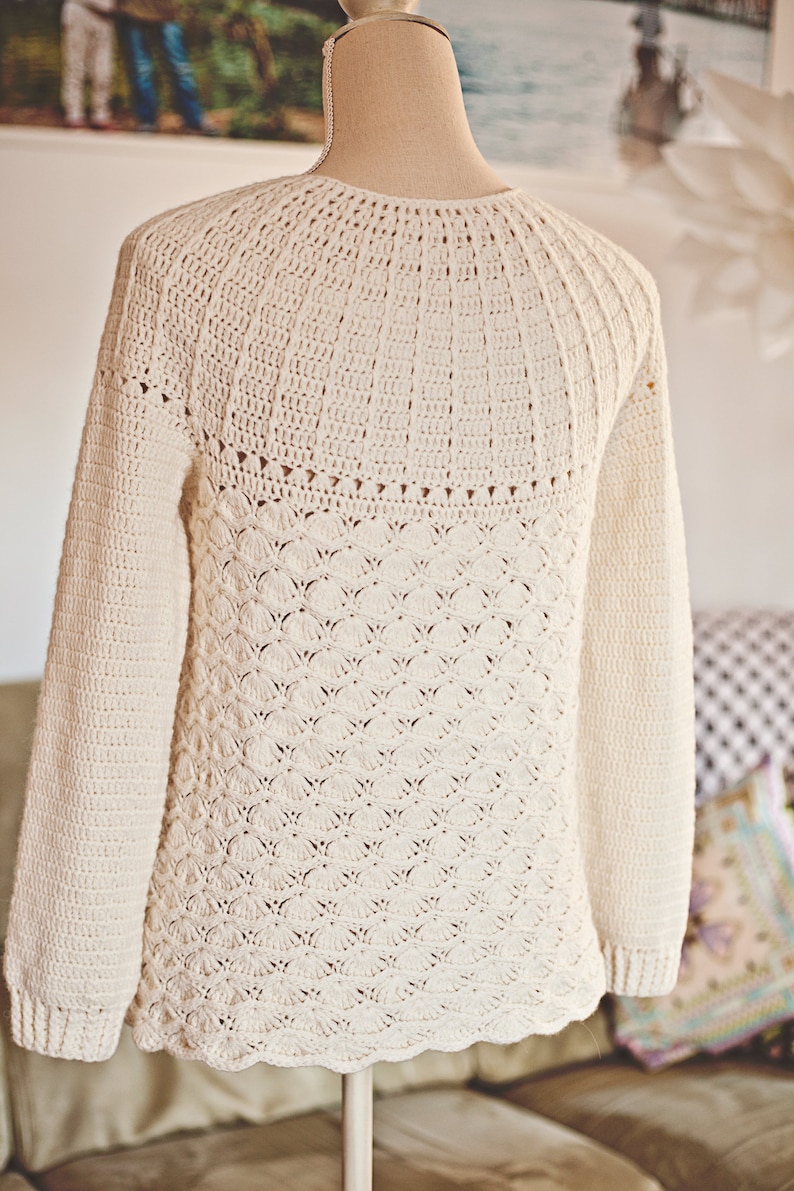 Crochet PATTERN Mia Cardigan English only image 7