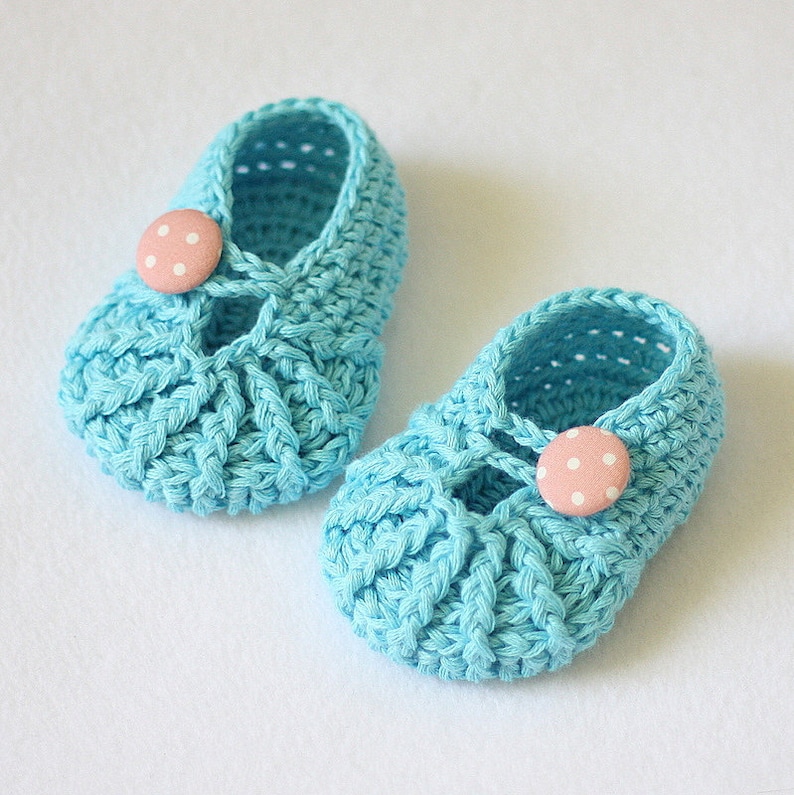 Crochet PATTERN Spider Baby Slippers sizes up to 24 months English only image 3