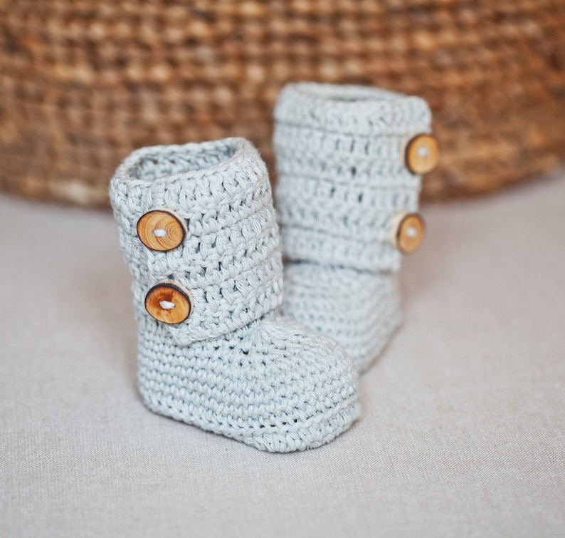 Crochet PATTERN Baby Ankle Boots English only image 2