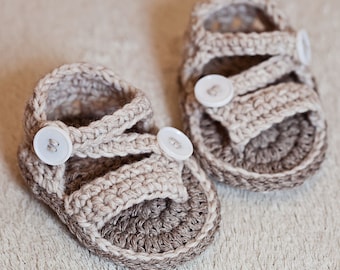 Crochet PATTERN  - Modern Flip Flops (English only)