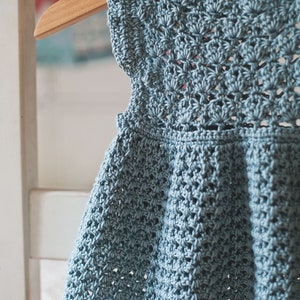 Crochet dress PATTERN Chloe Dress sizes up to 8 years English only image 6