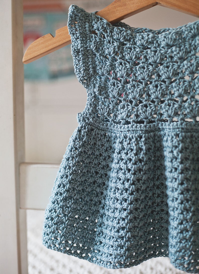 Crochet Dress PATTERN Chloe Dress sizes up to 8 Years - Etsy Canada