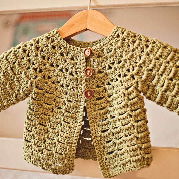 Crochet PATTERN - Lace Cardigan (one pattern - two cardigans) (English only)