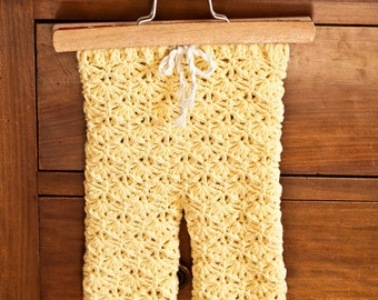 Crochet PATTERN - Seamless Lace Leggings (sizes baby, toddler, child) (English only)