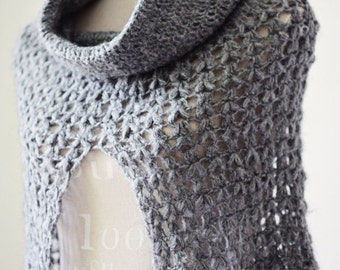 Crochet PATTERN - Ladies Cowl - Poncho (English only)