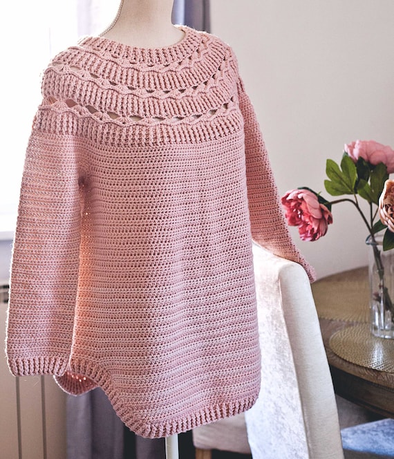Crochet PATTERN Mama Ester Sweater 