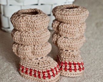 PATRÓN DE CROCHET - Botas Altas (Solo en inglés)