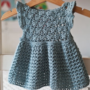 Crochet dress PATTERN Chloe Dress sizes up to 8 years English only image 3