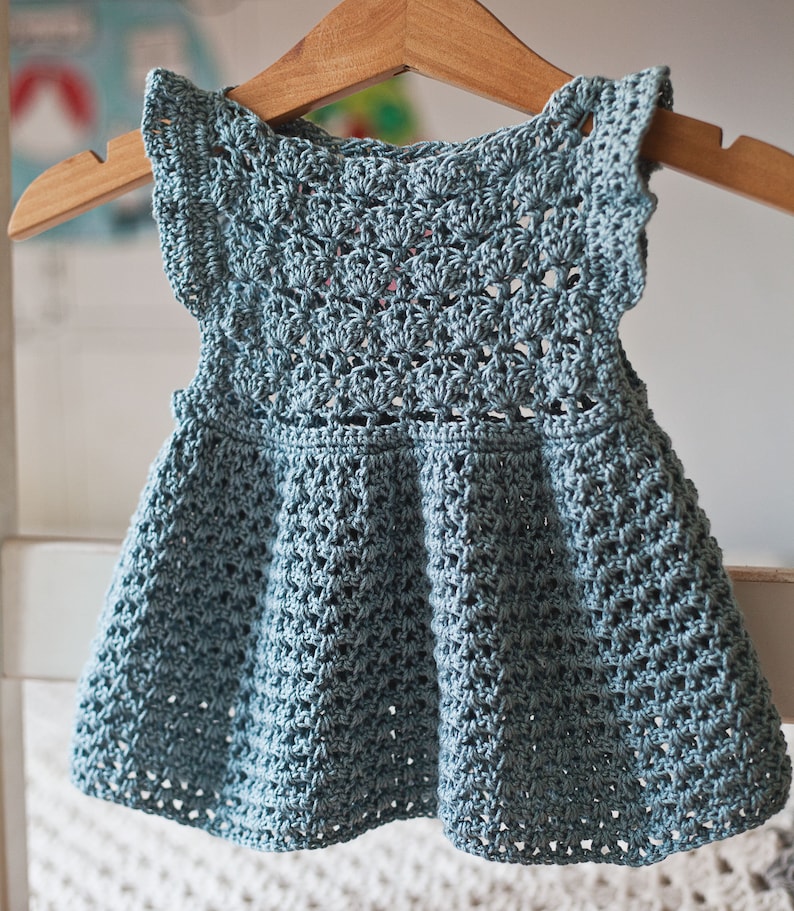 Crochet dress PATTERN Chloe Dress sizes up to 8 years English only image 3