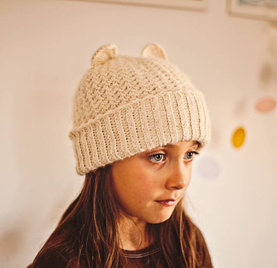 Crochet Hat PATTERN Knit-look Beanie sizes Baby to Adult english Only -   Norway