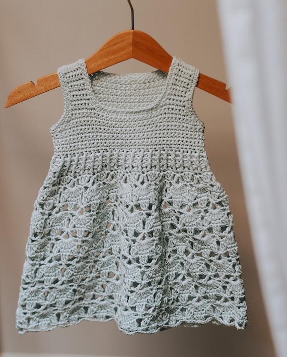 Crochet Dress PATTERN - Tank T-shirt Dress (sizes up to 6 Years) (english  Only) - Etsy
