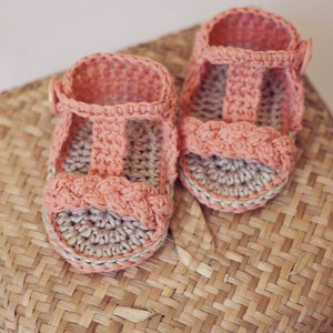 Crochet PATTERN - Braided Gladiator Sandals (English only)