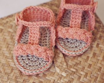 Crochet PATTERN - Braided Gladiator Sandals (English only)