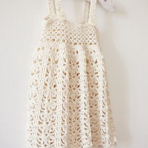Crochet dress PATTERN Sarafan Dress sizes up to 5 years English only image 3