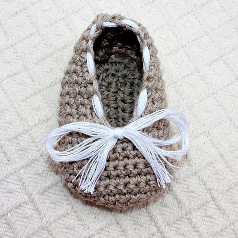 Crochet PATTERN Baby Ballet Flats English only 画像 5