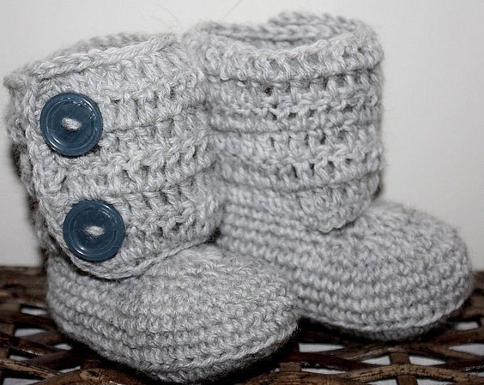 Crochet PATTERN pdf File Baby Ankle Boots Etsy