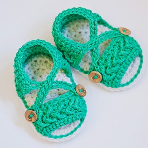 Crochet PATTERN Chevron Sandals English only image 5