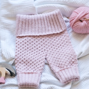 Crochet PATTERN  - Knit-look Trousers (English only)
